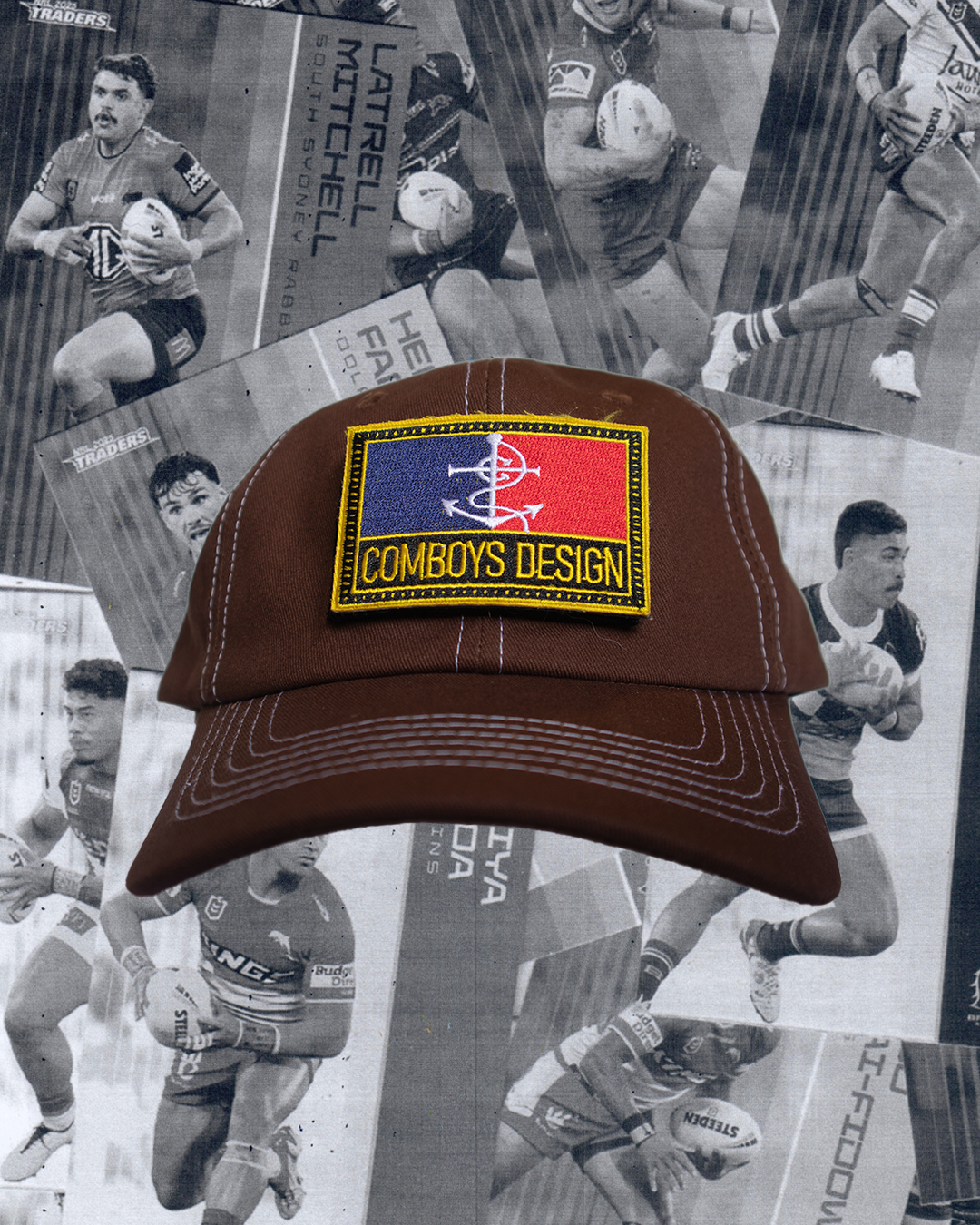 Brown Anchor Cap