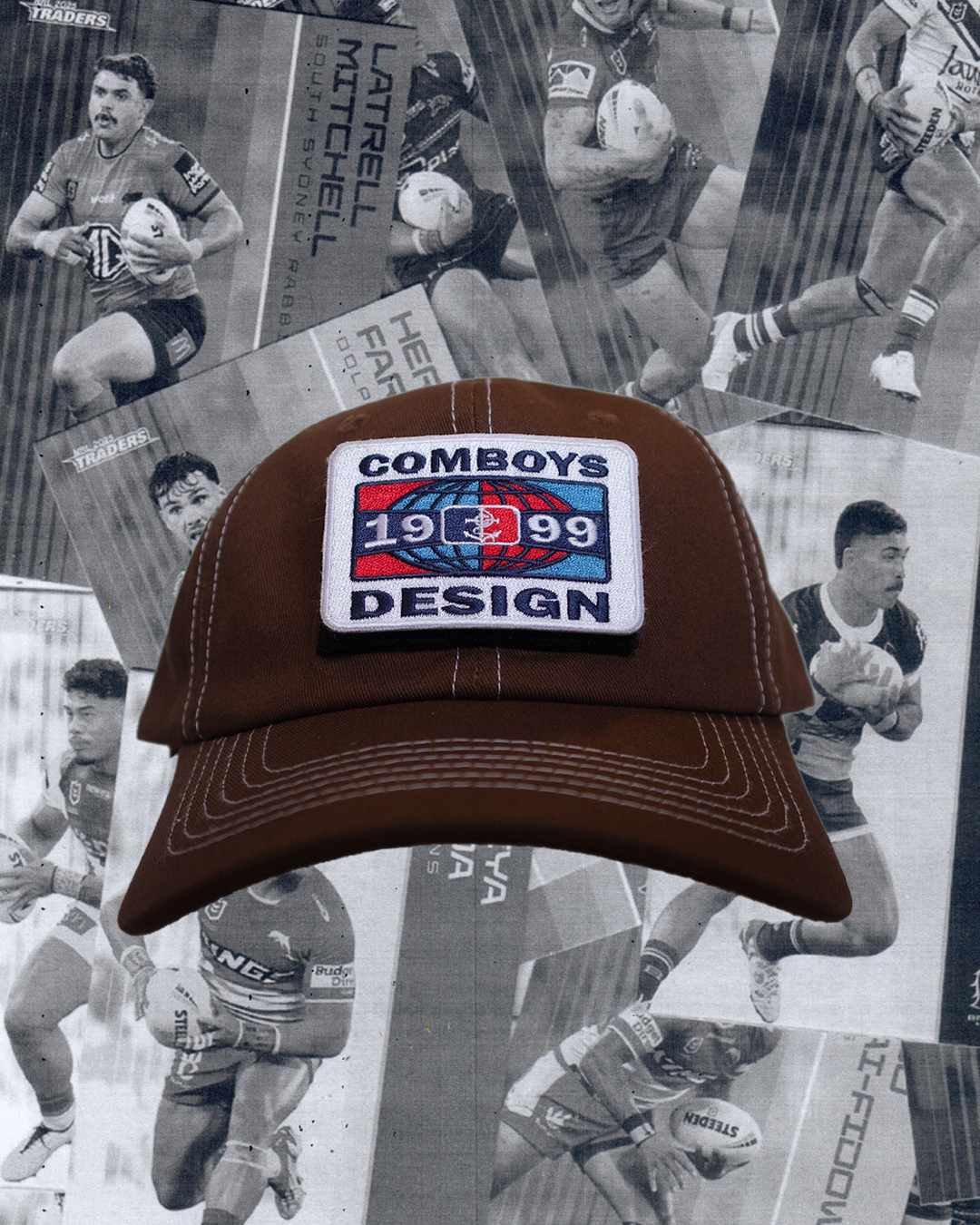 Brown Anchor Cap